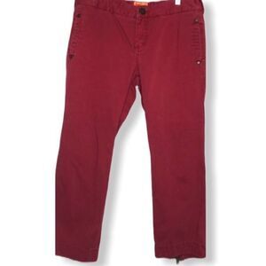 Twill Twenty-Two Pants Red